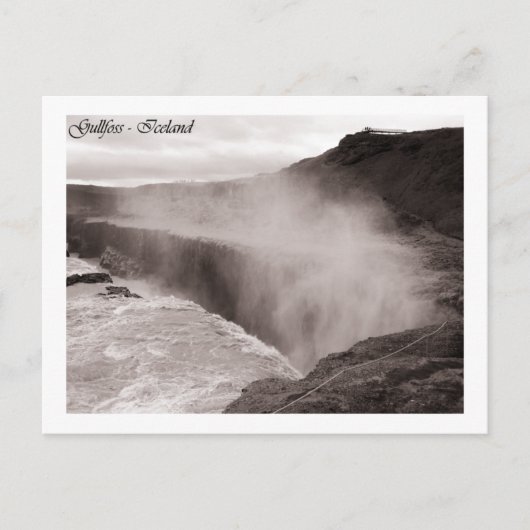 Carte Postale Gullfoss (Devant)