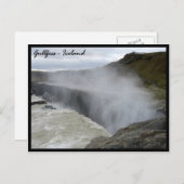 Carte Postale Gullfoss (Devant / Derrière)