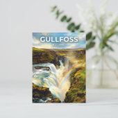 Carte Postale Gullfoss Islande (Debout devant)