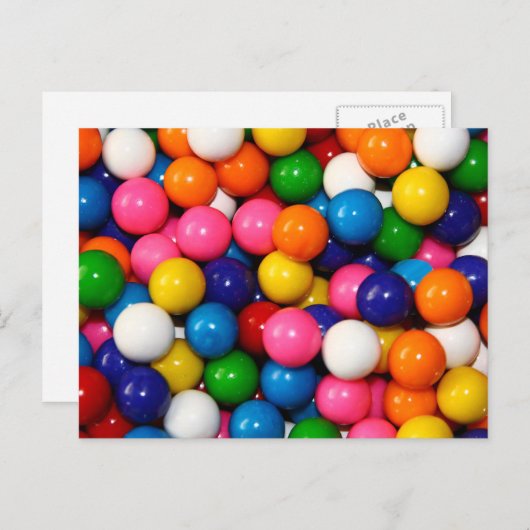 Carte postale Gumballs (Devant / Derrière)