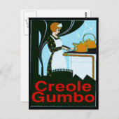 Carte Postale Gumbo Cook créole (Devant / Derrière)