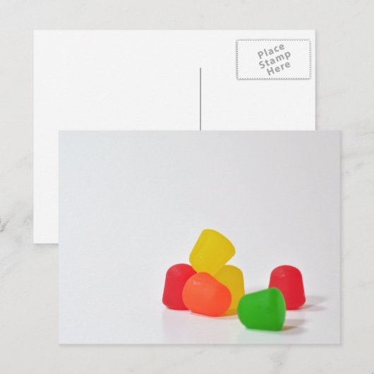 Carte Postale Gummy Drops (Devant / Derrière)