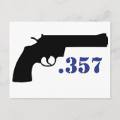 CARTE POSTALE **GUN .357** (Devant)