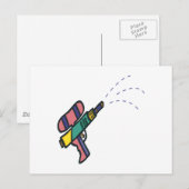 Carte Postale Gun d'eau (Devant / Derrière)