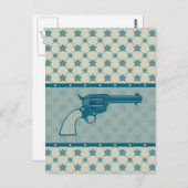 Carte Postale Gun étoile bleue (Devant / Derrière)