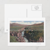 Carte Postale Gunnison, CO - Pont Sapinero au-dessus du lac (Devant / Derrière)