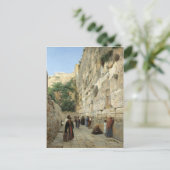 Carte Postale Gustav Bauernfeind : Le mur occidental à Jérusalem (Debout devant)