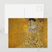 Carte Postale Gustav Klimt - Adele Bloch-Bauer I (Devant / Derrière)
