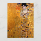 Carte Postale Gustav Klimt "Adele" Portrait Vintage (Devant)