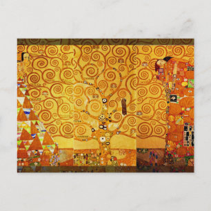 Carte Postale Gustav Klimt Arbre de Vie : Symboliste Art Nouveau