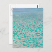 Carte Postale Gustav Klimt - Attersee (Devant / Derrière)