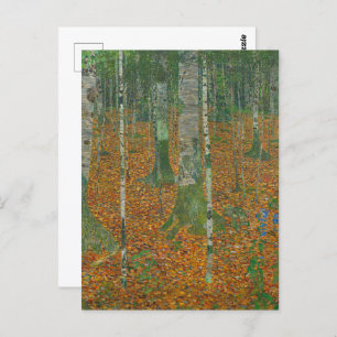Carte Postale Gustav Klimt - Beaux-Arts de la forêt de Birch