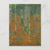 Carte Postale Gustav Klimt - Beaux-Arts de la forêt de Birch (Devant)