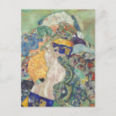 Carte Postale Gustav Klimt - Bébé (Berceau) (Devant)