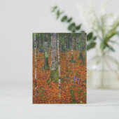 Carte Postale Gustav Klimt - Bois de bouleau (Debout devant)