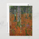 Carte Postale Gustav Klimt - Bois de bouleau<br><div class="desc">Bois de bouleau - Gustav Klimt,  Huile sur toile,  1903</div>