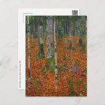 Carte Postale Gustav Klimt - Bois de bouleau<br><div class="desc">Bois de bouleau - Gustav Klimt,  Huile sur toile,  1903</div>