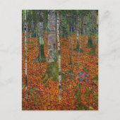 Carte Postale Gustav Klimt - Bois de bouleau (Devant)