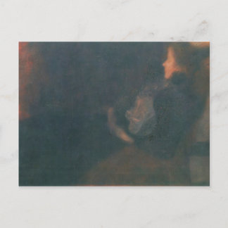 Carte Postale Gustav Klimt - Dame au coin de la cheminée