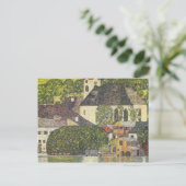 Carte Postale Gustav Klimt - Eglise à Unterach sur l'Attersee (Debout devant)