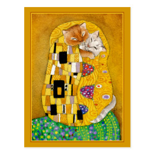 Cartes Postales Peinture Baiser Originales Zazzle Be