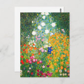 Carte postale Gustav Klimt Flower Garden (Devant / Derrière)