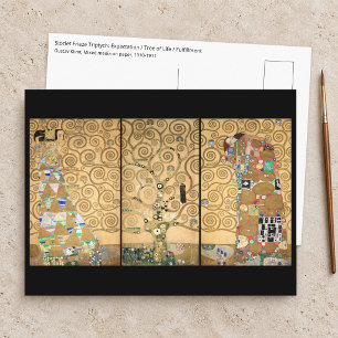 Carte Postale Gustav Klimt - Frise Stoclet Arbre de Vie