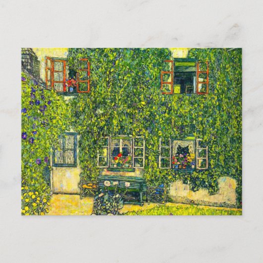 Carte Postale Gustav Klimt La Maison de Guardaboschi (Devant)