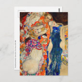 Carte Postale Gustav Klimt - La Mariée (inachevée) (Devant / Derrière)