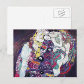 Carte Postale Gustav Klimt - La Vierge (Devant / Derrière)