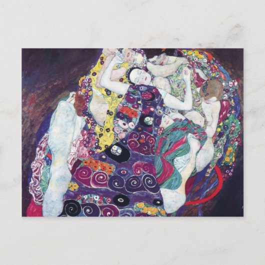 Carte Postale Gustav Klimt - La Vierge (Devant)
