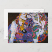 Carte Postale Gustav Klimt - La Vierge (Devant / Derrière)