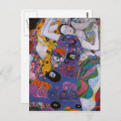 Carte Postale Gustav Klimt - La Vierge (Devant / Derrière)