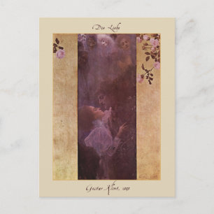 Carte Postale Gustav Klimt L'Amour 1895