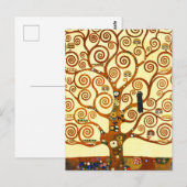 Carte Postale Gustav Klimt L'Arbre de la Vie Art fine (Devant / Derrière)
