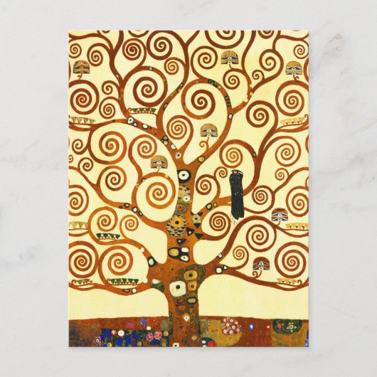 Carte Postale Gustav Klimt L'Arbre de la Vie Art fine (Devant)