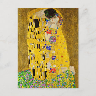 Carte Postale Gustav Klimt - Le baiser