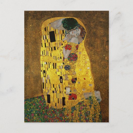 Carte Postale Gustav Klimt Le Baiser (Devant)