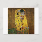 Carte Postale Gustav Klimt Le Baiser (Devant)