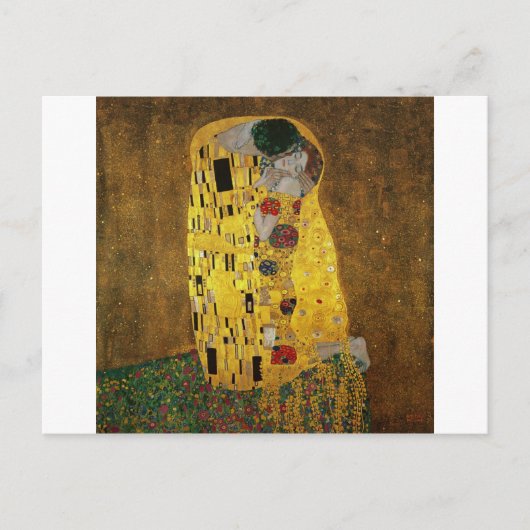 Carte Postale Gustav Klimt Le Baiser (Devant)