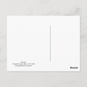 Carte Postale Gustav Klimt "Le Baiser" (Dos)