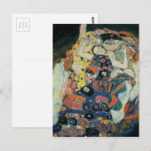 Carte Postale Gustav Klimt : "le Maiden" (Devant / Derrière)