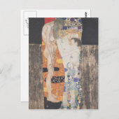 Carte Postale Gustav Klimt - Les trois ans de la femme (Devant / Derrière)
