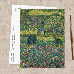 Carte Postale Gustav Klimt - Maison de campagne au bord de l'Att