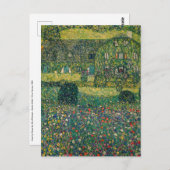 Carte Postale Gustav Klimt - Maison de campagne près de l'Atters (Devant / Derrière)