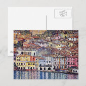 Carte Postale Gustav Klimt - Malcesine au lac de Garde Italie (Devant / Derrière)
