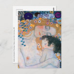 Carte Postale Gustav Klimt - Mère et Enfant<br><div class="desc">Mère et Enfant (détail de trois ans de femme) - Gustav Klimt,  Huile sur toile,  1905</div>