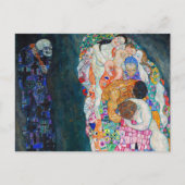Carte Postale Gustav Klimt - Mort et vie (Devant)