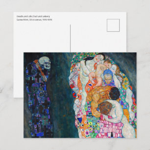 Carte Postale Gustav Klimt - Mort et vie