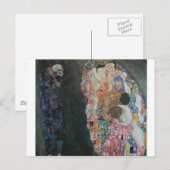 Carte Postale Gustav Klimt - Mort et vie, 1910 (Devant / Derrière)